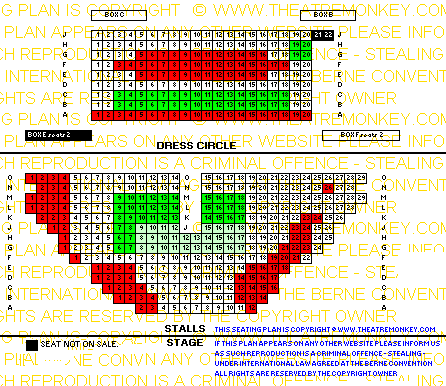 Duchess Theatre Value Seating Plan